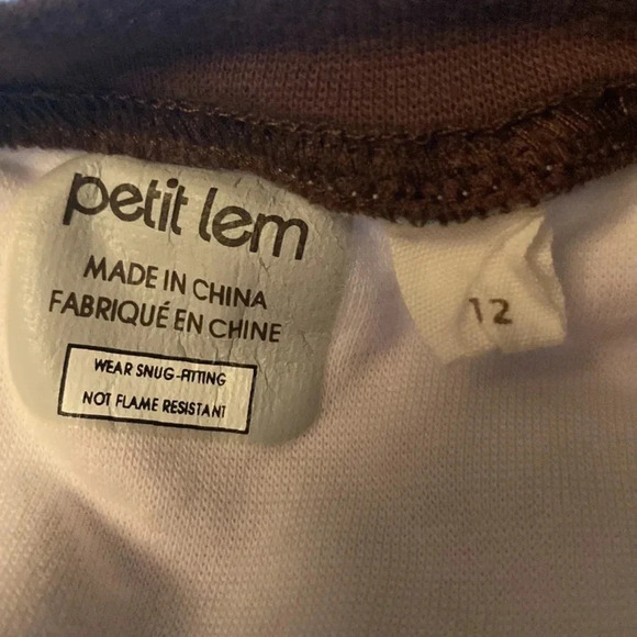 PETIT LEM BOUTIQUE BOYS GIRLS DINOSAUR PAJAMAS TOP BOTTOM SLEEP BED PJS SIZE 12 - Picture 5 of 5